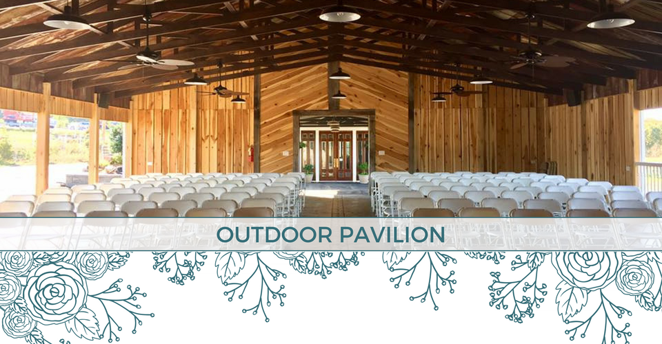 Outdoor wedding and event pavilion 
